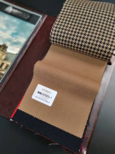 Modieus 400G/<span class=keywords><strong>M</strong></span> 45W 25P 25V 5L krimpbestendig ademend winddicht kamgaren wollen stof voor damespakken, kleurrijke opties - Product Image 2