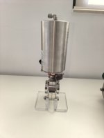 Vanne papillon sanitaire en acier inoxydable Alfa Laval LKB, vanne papillon soudée EPDM, DN50 avec actionneur pneumatique