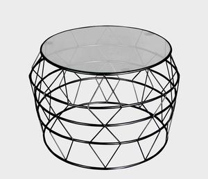 Table basse en fil de fer, plateau en métal, écologique, moderne, minimaliste, cadre en métal élégant, meubles de maison pour salon, chambre à coucher - Product Image 1