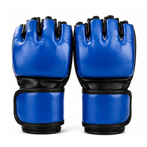 Gants de MMA en cuir sur mesure, professionnels, très demandés, de haute qualité, légers, imperméables, demi-doigts, pour le sport et le combat - Product Image 4