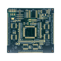 Placa de Circuito Impreso Multicapa de Alta Frecuencia con Control de Impedancia, Circuito Impreso Rogers HDI con Via Ciega Enterrada, Cobre de Alta Densidad, Ensamblaje de PCB OEM Integral