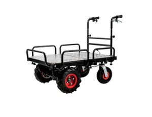 Carrito de remolque para vehículos pequeños, carretilla de 400kg con plataforma de alta resistencia, 350W