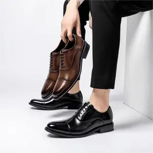 Scarpe eleganti da uomo in pelle di qualità all'ingrosso scarpe eleganti da lavoro formali