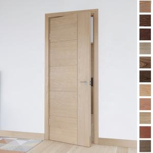 BASEN Modern Solid Wood Anti-Theft Prehung Exterior Entrance Doors for Home Hotel Apartment & Villa Use - Product Image 3