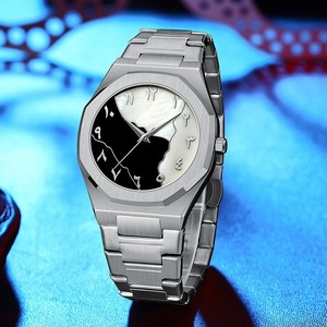 Reloj Mecánico de Diseño Nuevo y en Oferta, Reloj de Pulsera de Acero Inoxidable con Diamantes, Cronógrafo Automático de Lujo, Reloj de Moda con Esfera Hueca - Product Image 3
