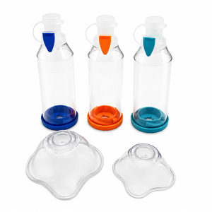 Dispositif d'inhalation pour enfants avec valve, masque d'inhalation pour l'asthme, dispositif de dosage, masque d'inhalation pédiatrique en PVC de qualité médicale, inhalateur avec espaceur, certifié CE - Product Image 6