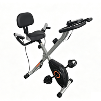 Nouveau Vélo d'Appartement à Cadre en Acier Renforcé avec Pédales Grandes pour Exercice Cardio et Fitness à Domicile