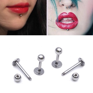 Gaby G23 <span class=keywords><strong>Piercing</strong></span> Monroe in <span class=keywords><strong>Titanio</strong></span> ASTM-F136 Gioielli per <span class=keywords><strong>Piercing</strong></span> in <span class=keywords><strong>Titanio</strong></span> con Filettatura Esterna per Regalo di Matrimonio e Fidanzamento - Product Image 2
