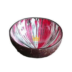 Tazón Decorativo de Cáscara de Coco Lacada Kinghandicraft al por Mayor, 100% Natural, Ecológico, Ligero, Duradero, Listo para Exportar - Product Image 2