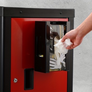 Support magnétique pour distributeur de mouchoirs - Contient des boîtes de mouchoirs, des gants, des serviettes, des lingettes - Finition anodisée imperméable - Se fixe aux boîtes à outils - Product Image 4