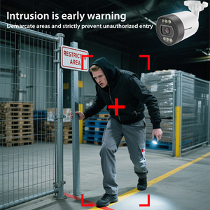 <span class=keywords><strong>Camera</strong></span> giám sát an ninh ngoài trời 6 bóng đèn kép, vỏ kim loại, chống nước IP66, 8MP, ứng dụng EaseCam, giá xuất xưởng - Product Image 2