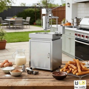 Machine à churros électrique et accessoires pour les activités de carnaval et les banquets de mariage - Conception intégrée en acier inoxydable - Product Image 1