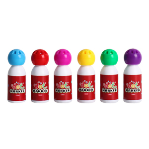 Marcadores de Puntos, Tinta No Tóxica, Marcador Educativo para Graffiti, Antiderrames, Rotulador de Dibujo de Pequeña Capacidad (10 ml) para Niños Mayores de 3 Años, Paquete de 8 - Product Image 1