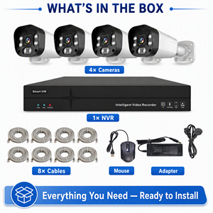 <span class=keywords><strong>Kit</strong></span> NVR <span class=keywords><strong>POE</strong></span> HIKWIFI de 4, 8 y 16 Canales, Sistema de Seguridad CCTV de 4MP H.265+, Conjunto de <span class=keywords><strong>Videovigilancia</strong></span> para Proyectos OEM, para Instaladores y Mayoristas - Product Image 5