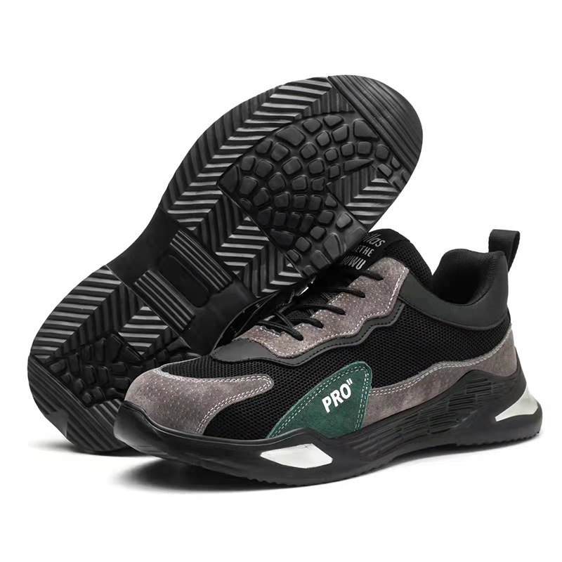 Мужские дышащие рабочие ботинки, со стальным носком, защита от проколов, защитная обувь, Мужская Рабочая защитная обувь, лето 2022