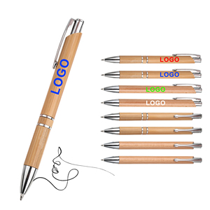 Customized Recyclable Bamboo Ballpoint <b>Pen</b> Wholesale Printing Logo Brand Manufacture for Supplier Gifts - Product Image 1