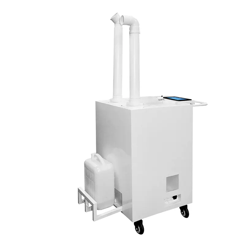 Automated disinfecting system large capacity 8L/H commercial humidifier medical industrial ultrasonic fogger for disinfection