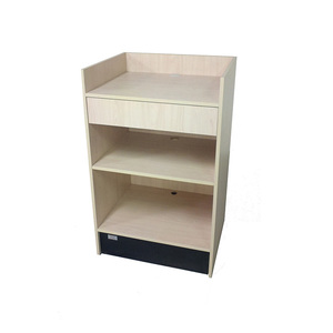 Hot Selling Wooden Retail Showcase <strong>Counter</strong> Register Stand for <strong>Store</strong> <strong>Display</strong> - Product Image 1
