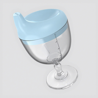 Gobelet réutilisable pour enfants de 150 ml, sans BPA, avec bec de canard, design de dessin animé, pour les fêtes, écologique, sûr, en plastique PC