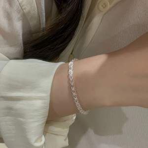 S925 शुद्ध चांदी कोरियन संस्करण फोनिक्स टेल जापानी कोरियन इन तूफान ने चांदी के गहने महिलाओं के ब्रेसलेट थोक - Product Image 2