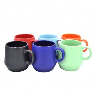Glossy Ceramic Coffee Mugs Set of 2 Tea Cup Office Home <b>18</b> Oz Suitable Dishwasher and Microwave Gift for Wedding - Product Image 1