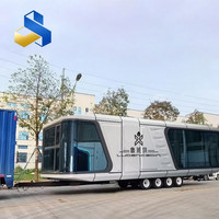 Maisonnette préfabriquée moderne sur roues, très demandée, pour usage hôtelier, avec kit mobile - Maison-capsule