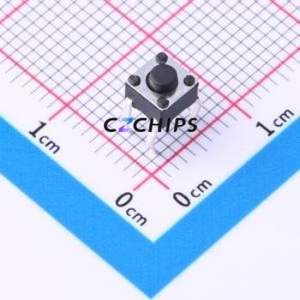 TSC016A03850A04 Tactile Switch Through hole Component (THT) Switch Round Button 5N Through Hole 4.5mm - Product Image 1