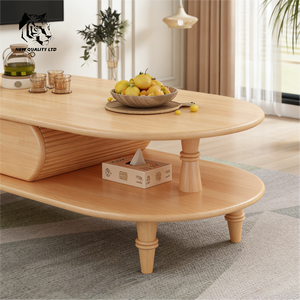 factory wholesale best price customize <b>large</b> stock eco-friendly new designed side table living room furniture wood coffee table - Product Image 3