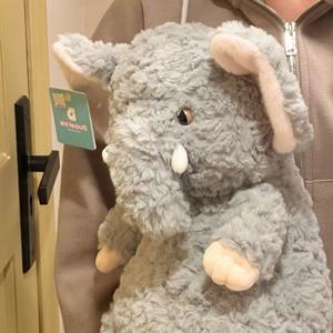 Set Boneka Gajah Super Lembut, Boneka Hewan Imut Berbobot untuk Dipeluk Saat Tidur, Ramah Lingkungan, Terbuat dari Kapas PP yang Dapat Dicuci, Jaring Sempurna - Product Image 4