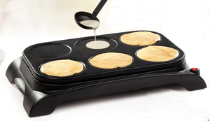 Crepe Maker Frying Pan Electric Crepe Maker Pancake Maker Color Full Foodgrade Coated Woks and Non Stick Coated Grill Plate - Product Image 5