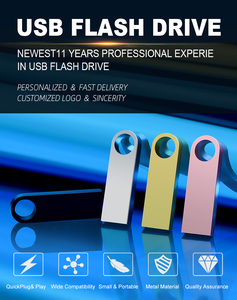 Pen Drive kunci logam untuk hadiah, pena Drive Usb 32GB 64GB stik memori dengan ukiran cetak Logo khusus 3.0 8GB 16GB 10g - Product Image 6