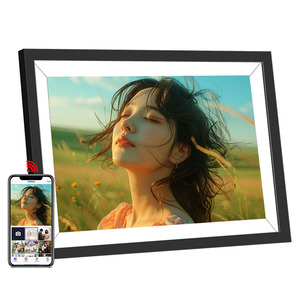 Cadre photo intelligent R&E <span class=keywords><strong>de</strong></span> 7 pouces sans écran tactile, rotation automatique, lecteur vidéo MP3, horloge, stockage <span class=keywords><strong>de</strong></span> 32 Go - Product Image 1