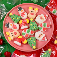Op maat gemaakte creatieve Kerstman rendier kerstboom kous cartoon marshmallow gummy snoepjes