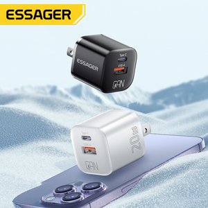 Essager ES-CD31 Loạt 20W Pd3.0 Qc3.0 Gan Sạ<span class=keywords><strong>c</strong></span> USB Một Loại <span class=keywords><strong>C</strong></span> USB <span class=keywords><strong>C</strong></span> Điện Thoại Sạ<span class=keywords><strong>c</strong></span> - Product Image 2