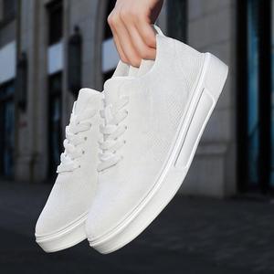 <span class=keywords><strong>Scarpe</strong></span> con Plateau da Donna, <span class=keywords><strong>Scarpe</strong></span> Casual Bianche con <span class=keywords><strong>Tacco</strong></span> a Zeppa e Suola Spessa, con Lacci per Studentesse - Product Image 5