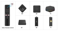 Télécommande IR/Voix pour Android TV Box T1/T1S/Q1/Q2/Q1S/X96Q/X96MINI/G96mini/KANAVI/R69plus, télécommande de remplacement