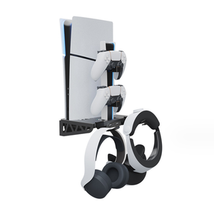 Support mural de support de refroidissement pour <span class=keywords><strong>ps5</strong></span> slim console de jeu support contrôleur station de charge <span class=keywords><strong>casque</strong></span> <span class=keywords><strong>VR</strong></span> <span class=keywords><strong>casque</strong></span> support de rangement - Product Image 3