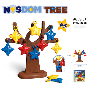 Màu sắc phù hợp với câu đố logic trò chơi cây với những ngôi sao đầy màu sắc và thân cây khuyến khích học tập thông qua những thách thức thú vị - Product Image 4