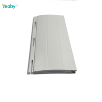 Volet roulant manuel en aluminium de style allemand, pare-soleil à lamelles