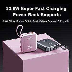 Cargador Portátil OEM PD de 22.5W con Pantalla Digital, Tipo C, Batería Externa Delgada de 10000mah, Fuente de Alimentación para Teléfonos Celulares - Product Image 5