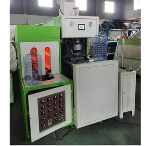 Máquina semiautomática de soplado de botellas, suministro de 5 litros, 10 litros, 20 litros, 5 galones, PET PC, para hacer tanques de agua de plástico - Product Image 1