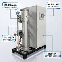 Industrieller 100g/h Ozongenerator mit Sauerstoffzufuhr Wasserkühlung Ozonisator für Abwasserbehandlung und Aquakultur