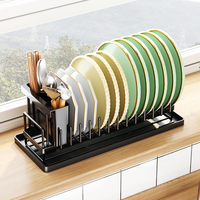 Petit bol de vidange de comptoir et porte-vaisselle support de tasse d'eau support de stockage multifonctionnel de cuisine