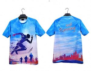 Camisetas Deportivas Personalizadas de Poliéster para Media Maratón, de Secado Rápido, con Estampado por Sublimación, para Eventos Deportivos - Product Image 4