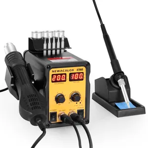 8786Y Soldering Station Soldering Iron Mobile Phone Repair Tools Welding Machine 2 in 1 Welding Gun Heat Gun Rework Station