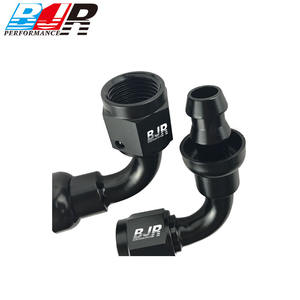 BJR Performance aluminium réutilisable AN4 AN6 AN8 AN10 AN12 AN16 AN20 extrémité <span class=keywords><strong>de</strong></span> tuyau <span class=keywords><strong>de</strong></span> verrouillage à 90 degrés pour tuyau <span class=keywords><strong>de</strong></span> refroidisseur d'huile <span class=keywords><strong>de</strong></span> <span class=keywords><strong>voiture</strong></span> <span class=keywords><strong>de</strong></span> course - Product Image 2