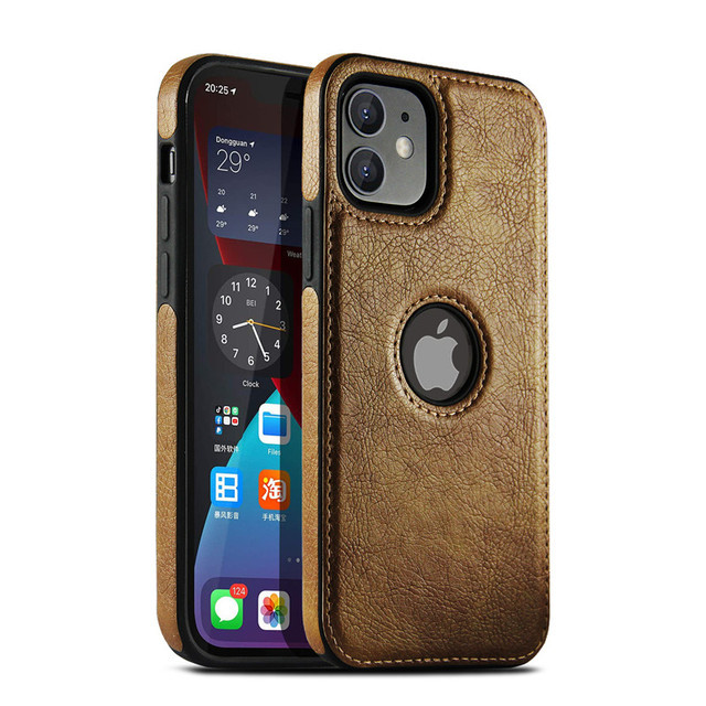 Premium PU Leather Slim Mobile Phone Bags, Luxury Case, Back Cover для iPhone 6, 7 8 Plus, Xs, Xr, 11, 12, 13, 14, Pro Max
