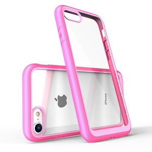 Venta caliente 2018 caso híbrido <span class=keywords><strong>claro</strong></span> acrílico tpu para iphone 8, caso para el iphone 8 teléfono móvil - Product Image 1