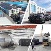Parachoques Neumático de Goma Flotante Yokohama, Marca Florescence, Certificado BV, STS