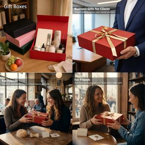High Quality Luxury A4 Hard Rigid Black Gold Paper Cardboard <b>Magnetic</b> Flip Closure <b>Gift</b> <b>Box</b> Packaging Custom logo - Product Image 2